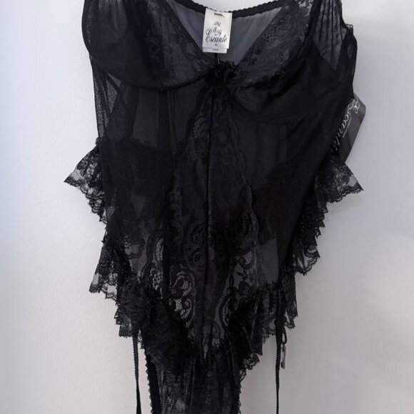 Vintage-style Escante Lace Teddy Bodysuit 2X – New with Tags - Picture 10 of 12